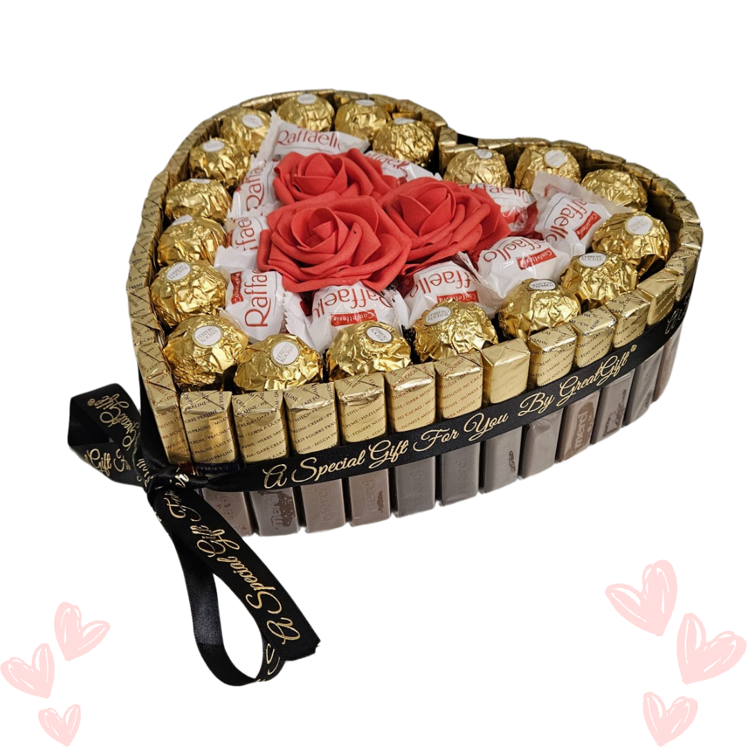 XXL Chocolade hart