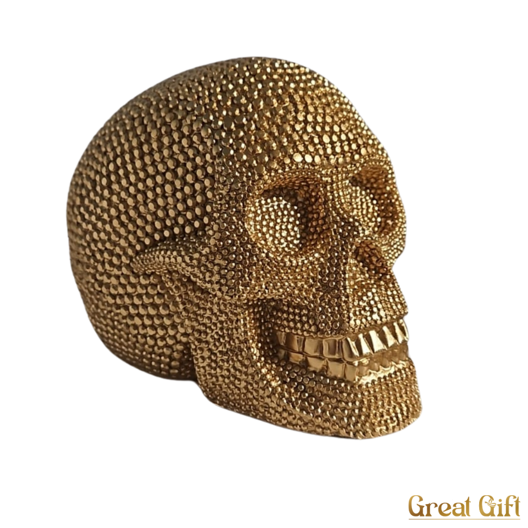 Unieke Gouden Schedel