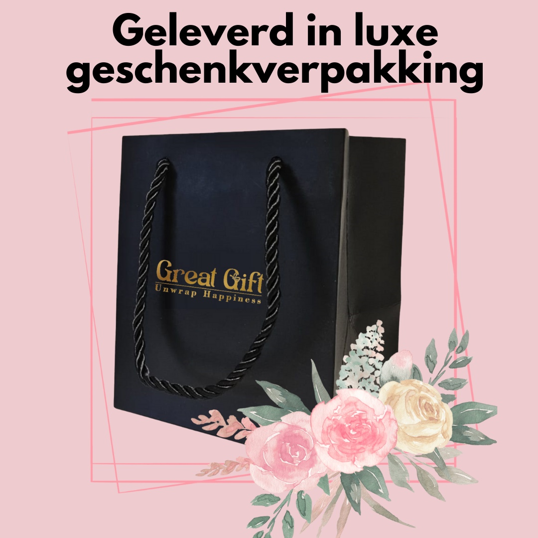Sieradendoos met Roos, Hartjesketting & Rozenblaadjes
