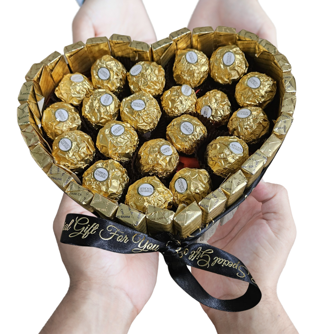 Luxe Chocolade Hart Cadeau