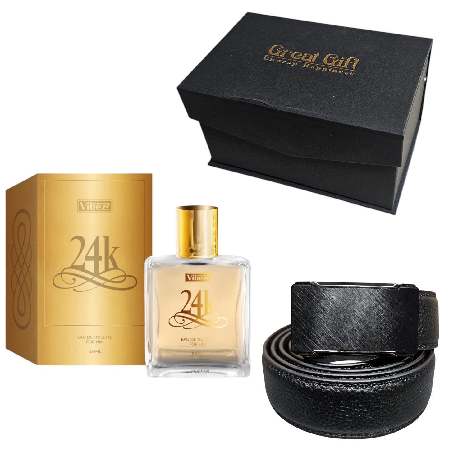 Luxe Cadeaupakket Gold - Met Leren Riem