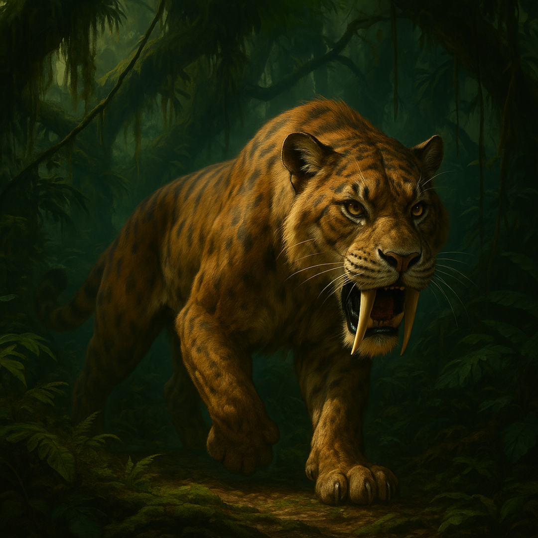 Sanbeltandtijger Schedel - Replica - 30cm