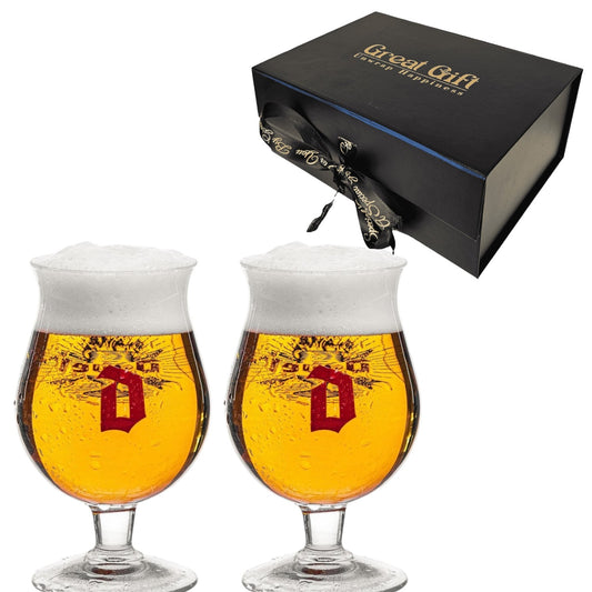 Duvel Glazen in Luxe geschenk box