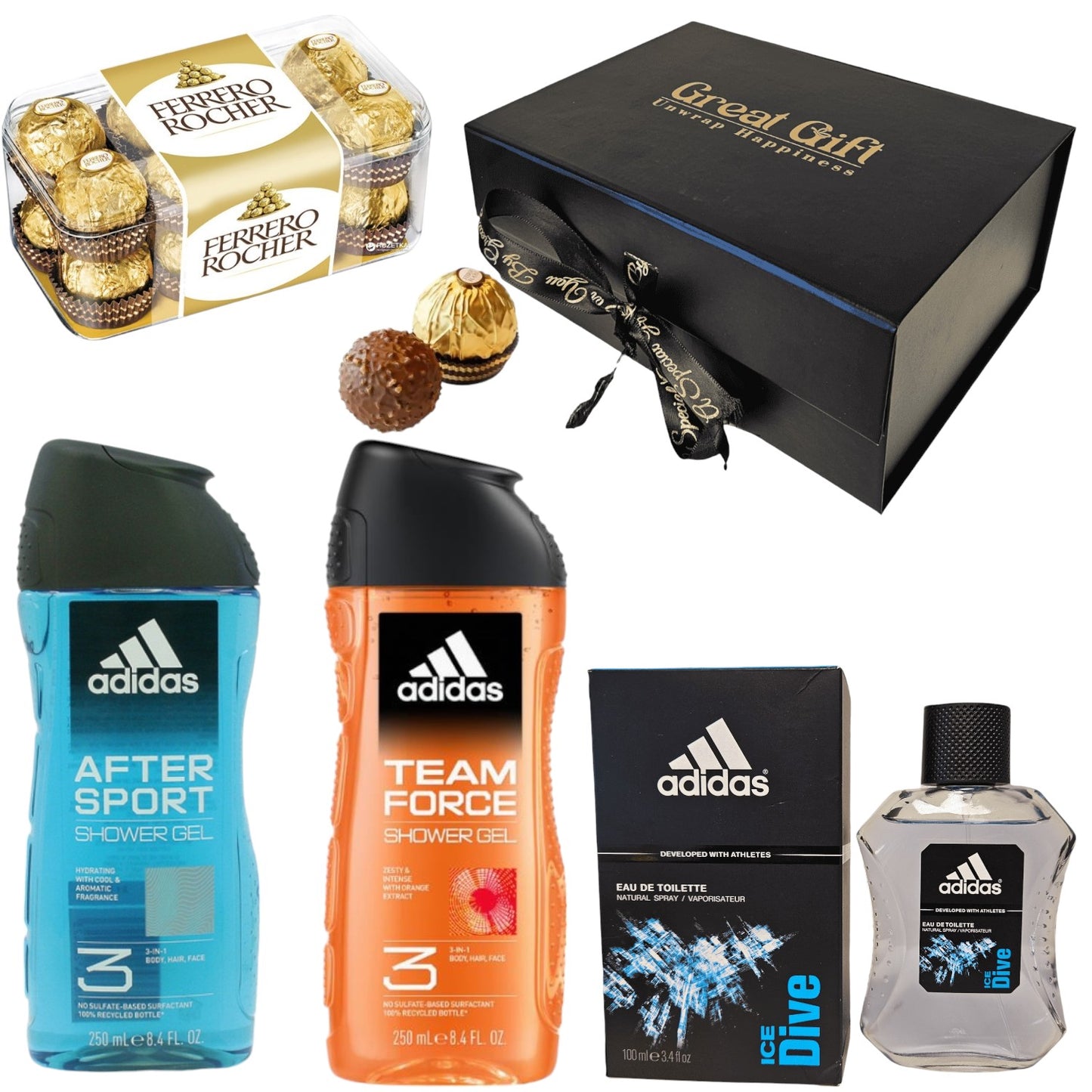Cadeaupakket Adidas voor mannen