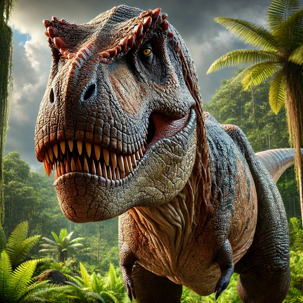 T-Rex schedel op Standaard - Replica - 30cm