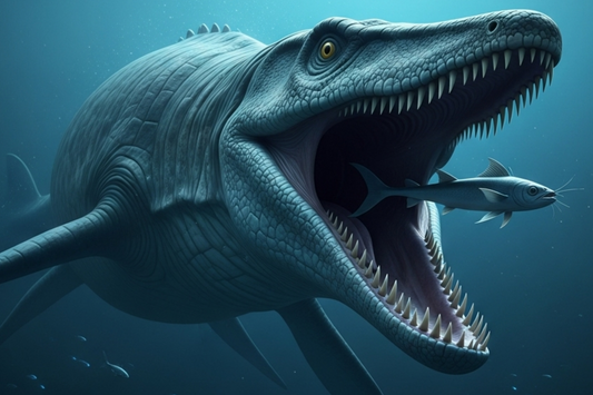 Een reus van de prehistorische zee