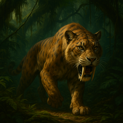 Sanbeltandtijger Schedel - Replica - 30cm